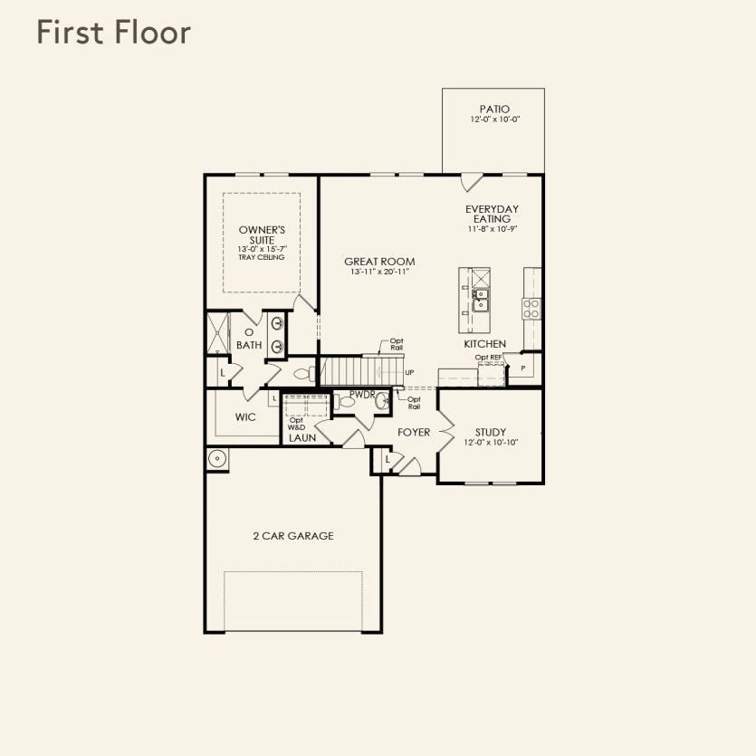 First Floor 3 br / 2.5 ba