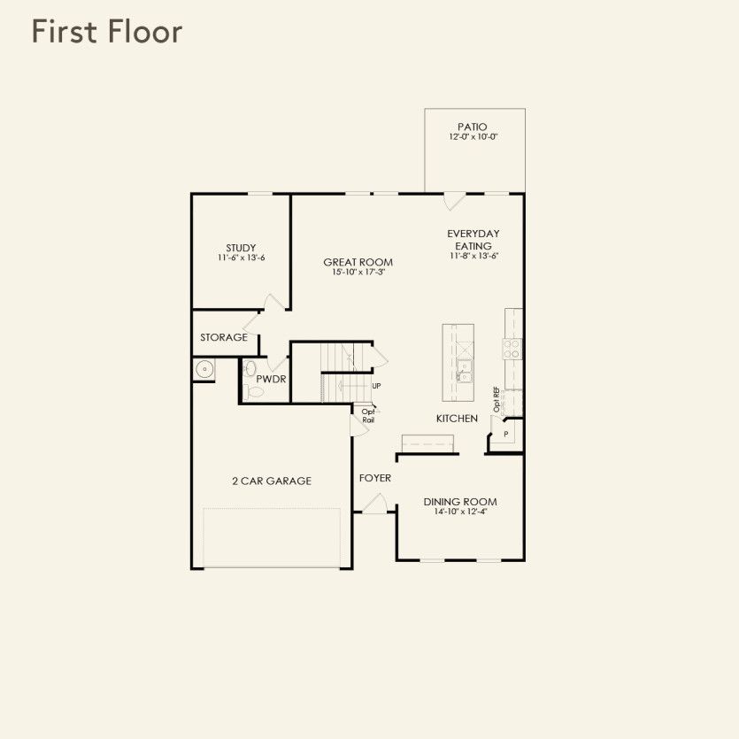 First Floor 4 br / 2.5 ba