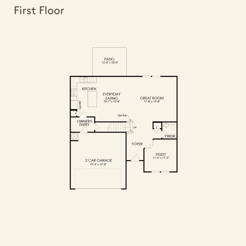 First Floor 3 br / 2.5 ba