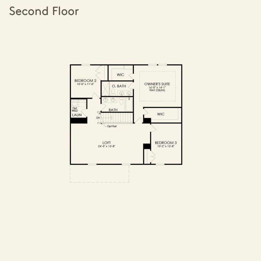 Second Floor 3 br / 2.5 ba