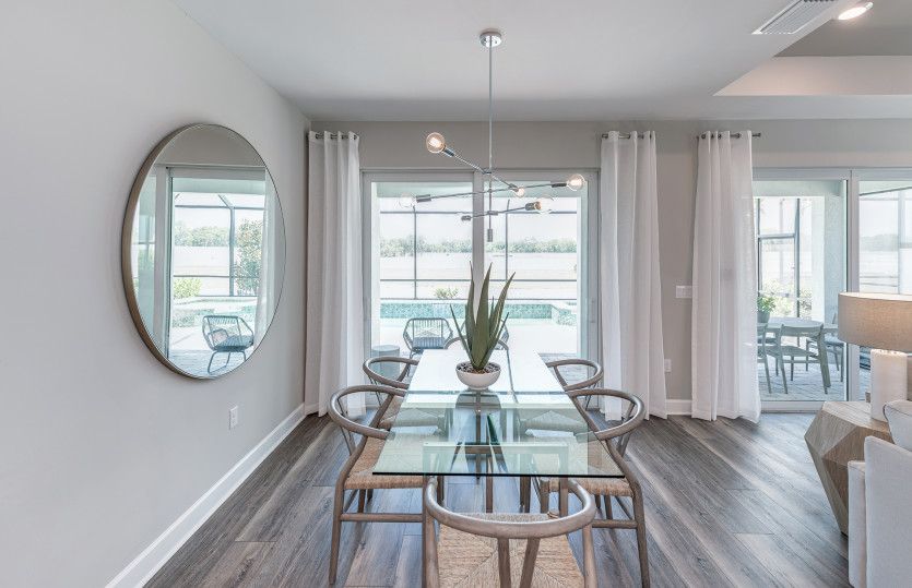 Cafe off kitchen with access to covered lanai