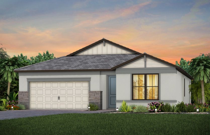 Exterior C1 with optional stone