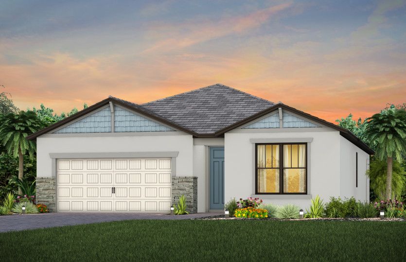 Exterior C1 with optional stone