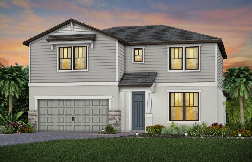 Exterior C1 with optional stone