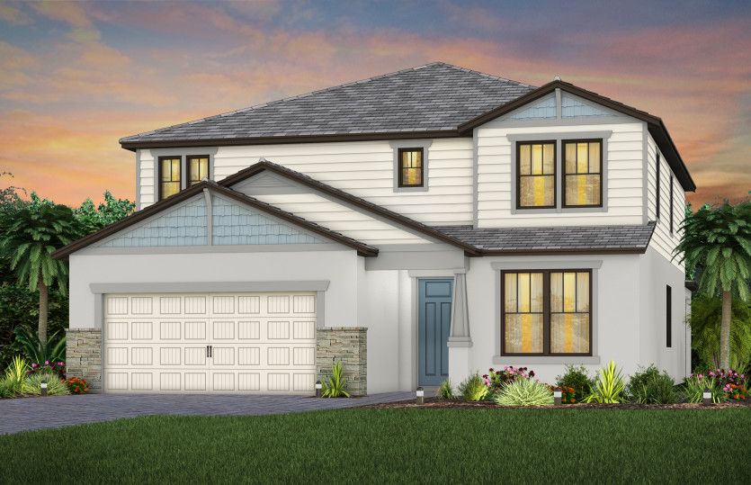 Exterior C1 with optional stone