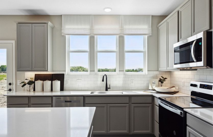 Bright white kitchen