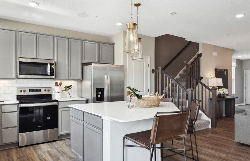 Bright white kitchen