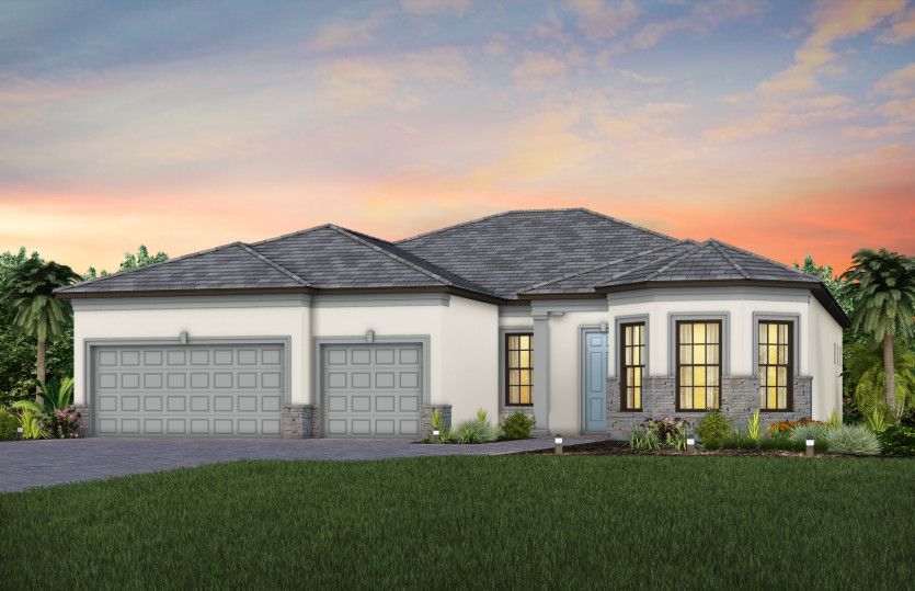 Exterior FM2 with optional stone