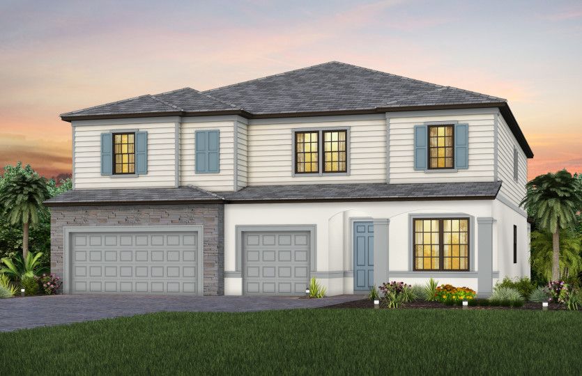 Exterior FM2 with optional stone