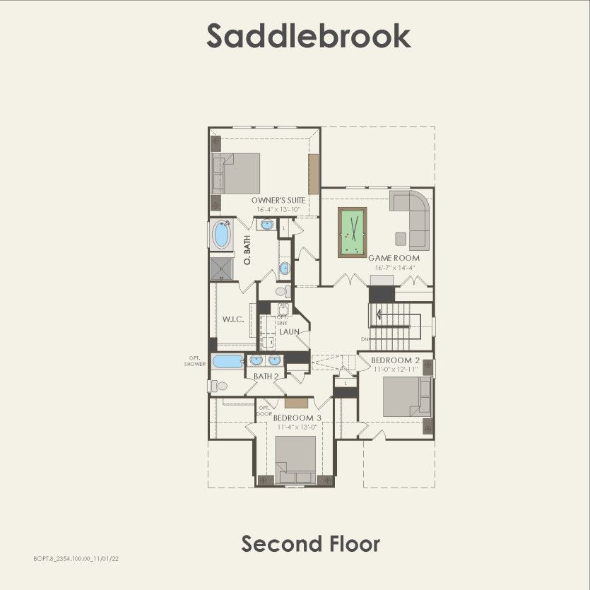 Second Floor 4 br / 3 ba