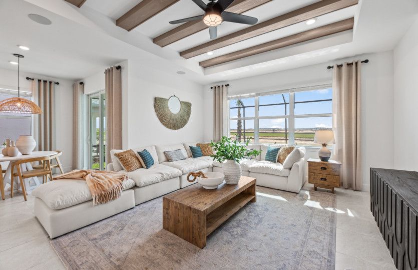 Gathering room with natural light
