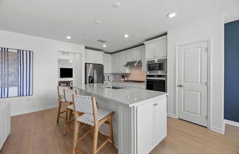 Open concept kitchen