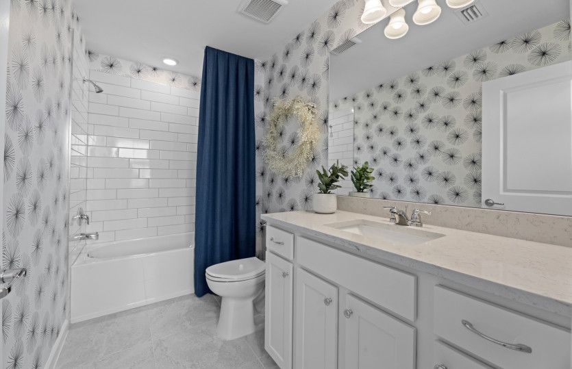 Secondary bathroom