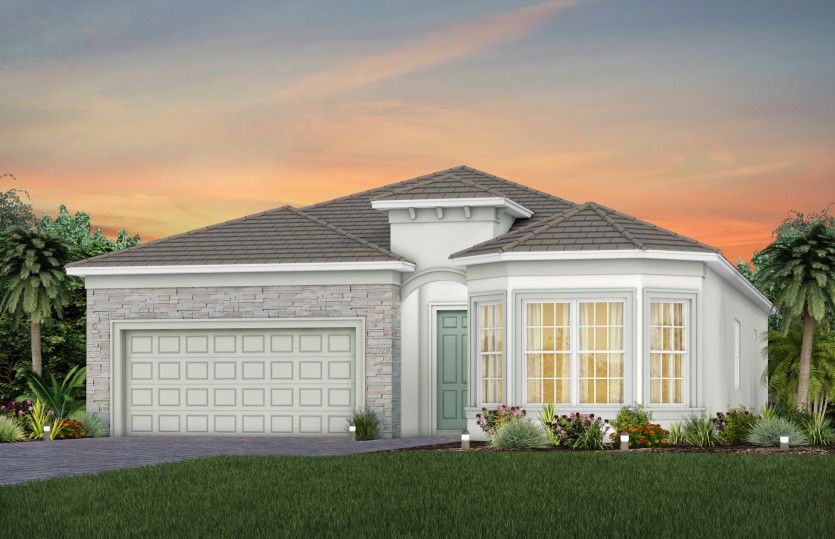 Palmary Exterior FM3 with stone