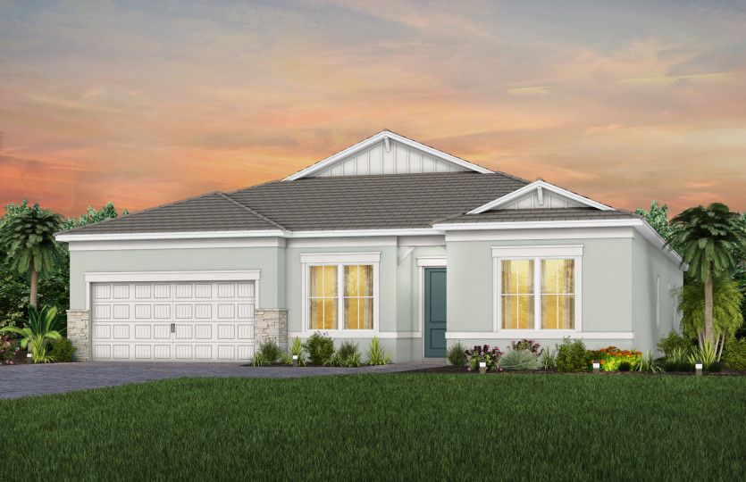 Easley Exterior CO1 with stone