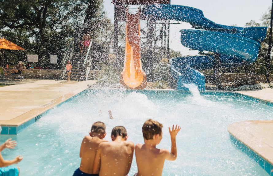 Big and Lil Dip Water Slides