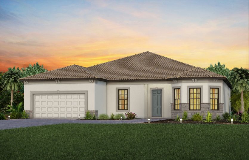 Exterior FM2 with optional stone