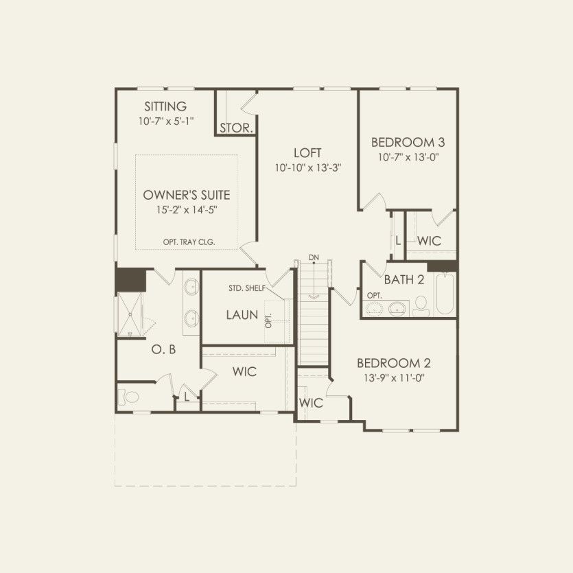 Second Floor 3 br / 2.5 ba