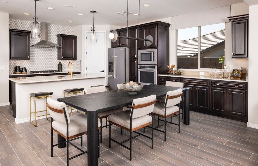 Kitchen Overlooks Gathering Room