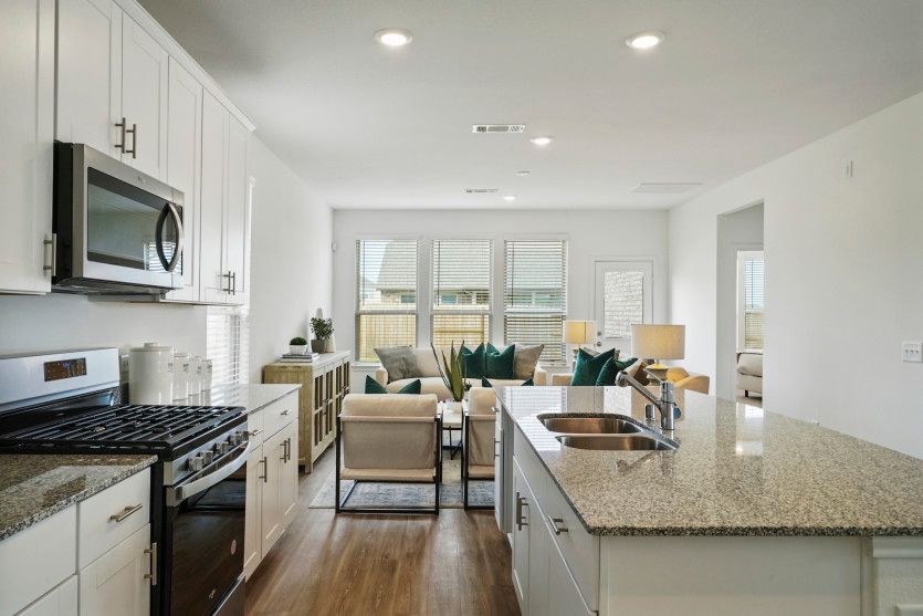 View of Kitchen and Family Room