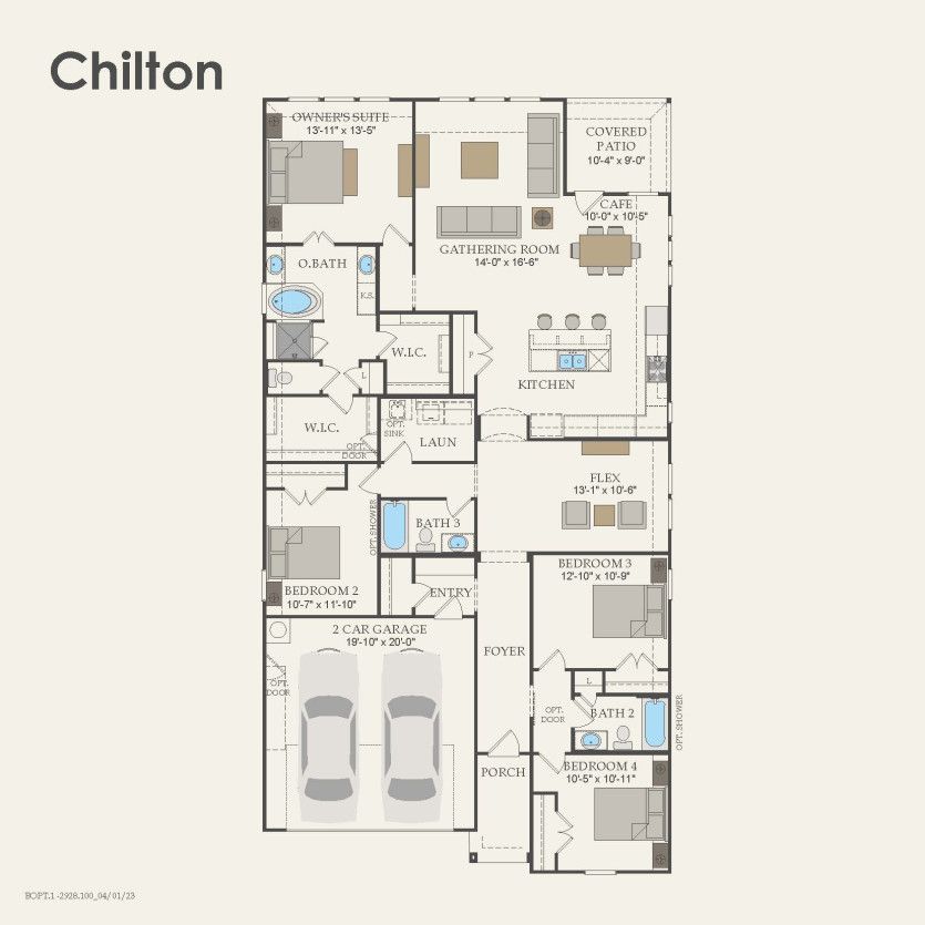 First Floor 4 br / 3 ba