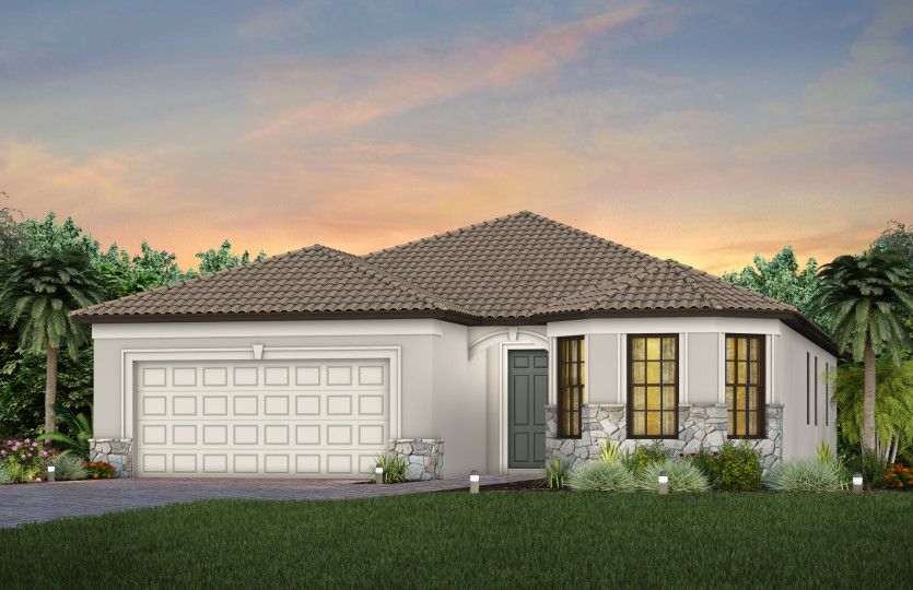 Exterior FM2 with optional stone