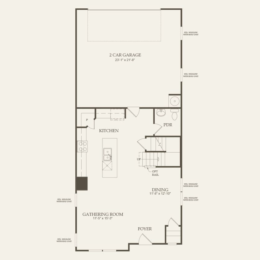 First Floor 3 br / 2.5 ba