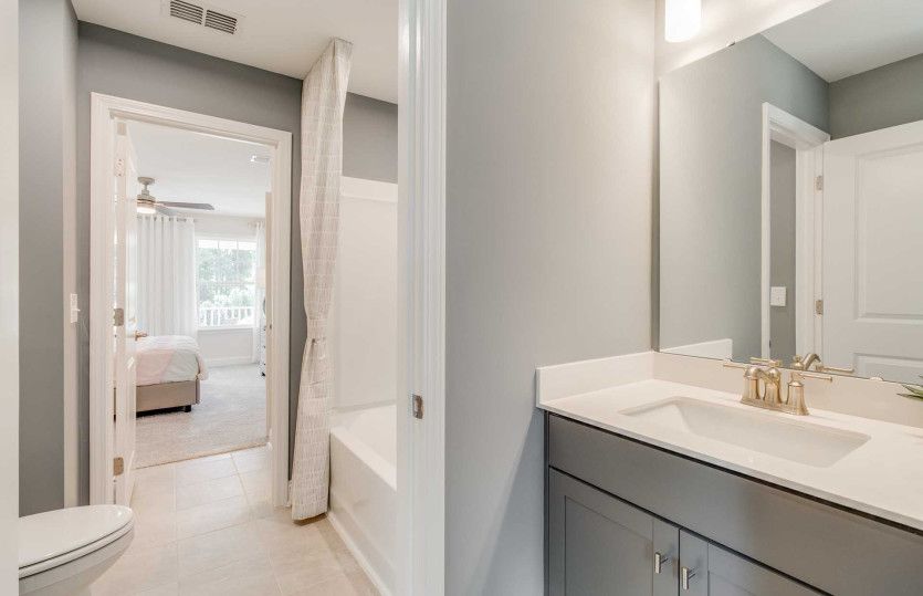 Jack and Jill Bathroom connects to the secondary bedrooms for easy access.