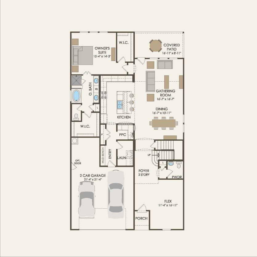 First Floor 4 br / 2.5 ba