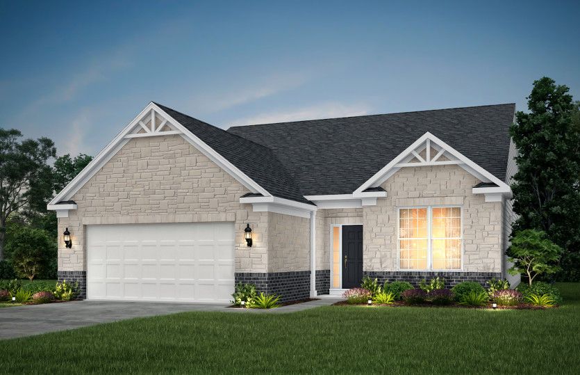 Bayport II with basement by Pulte Homes in Detroit MI