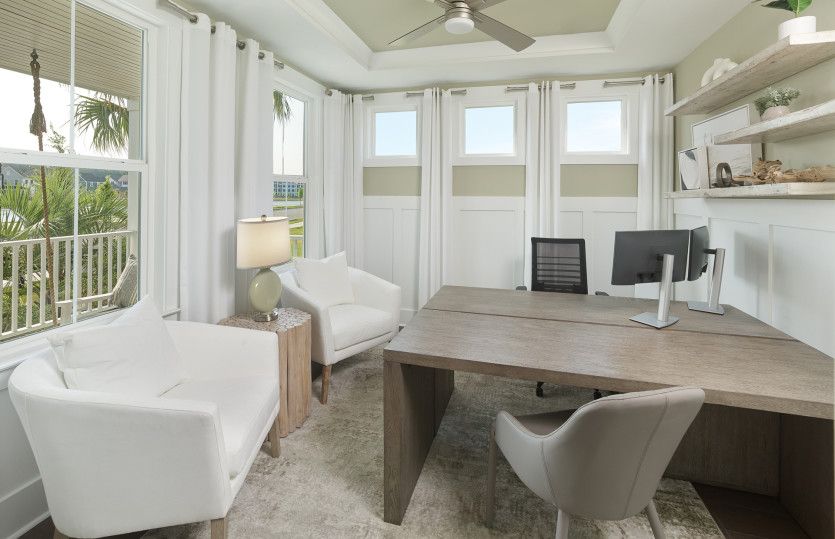 Flex Room can be used as an office