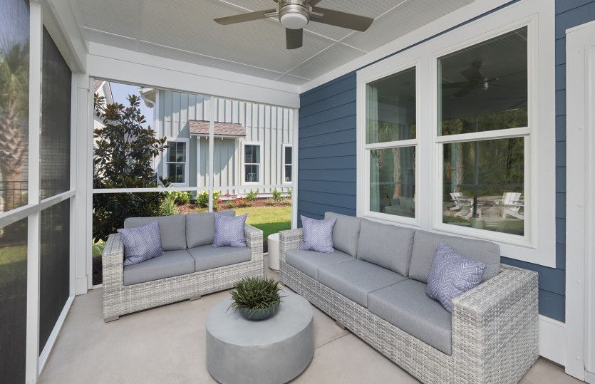 Screened lanai