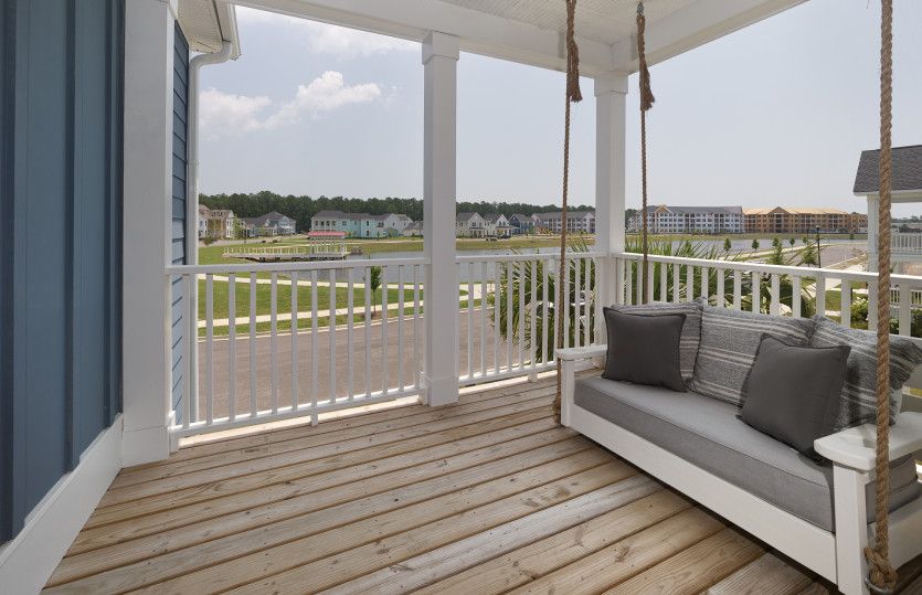 Second floor balcony