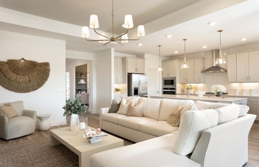 Gathering Room Overlooking the Kitchen