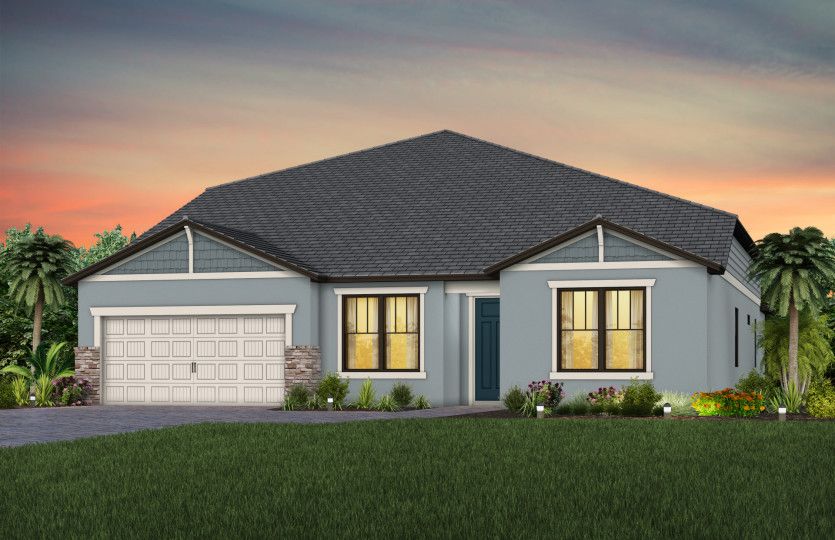 Exterior C1 with optional stone