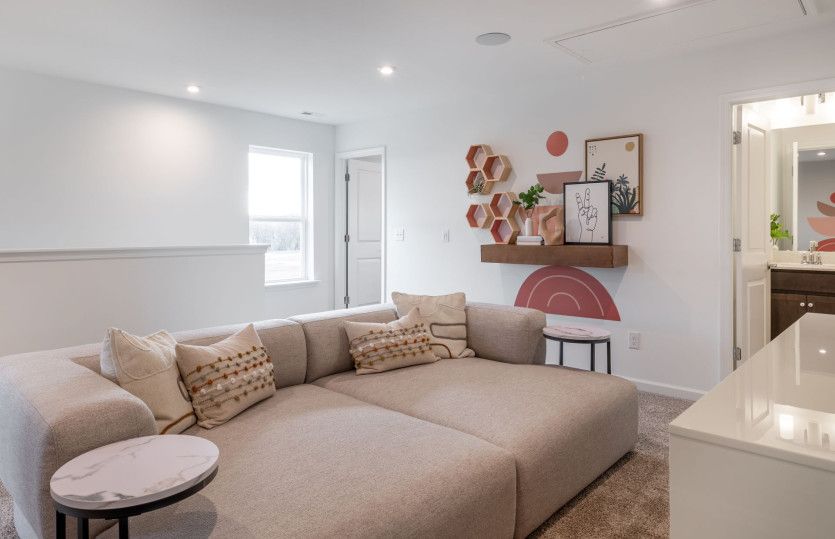 Cozy Second Floor Loft is a great Kids Space - Model Representation