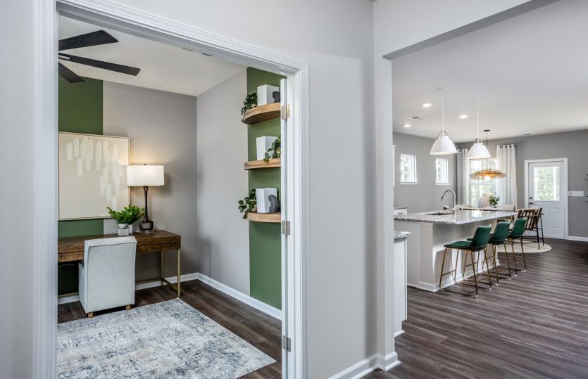 Entryway shows Office & Kitchen - Model Representation