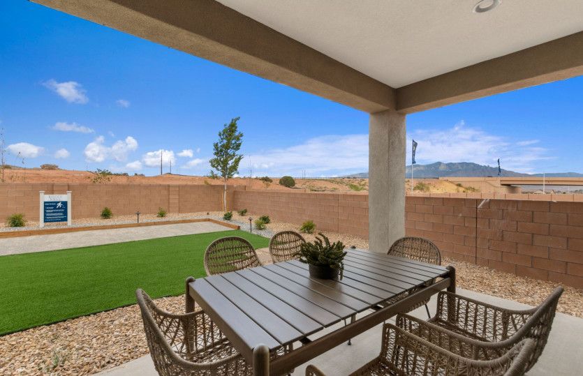 Spend your evenings relaxing on the large covered patio and enjoying the beautiful New Mexican weath