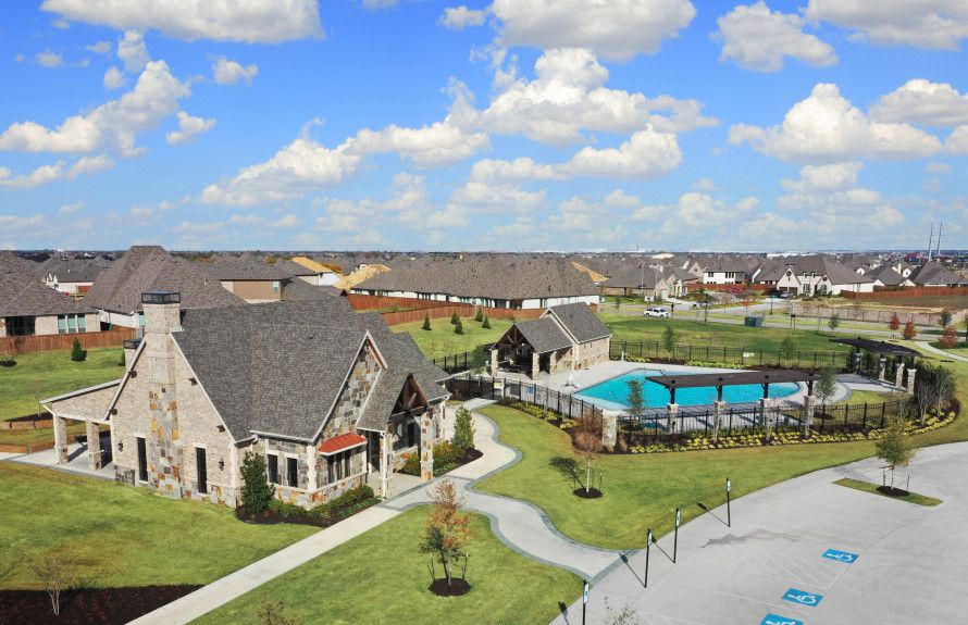 Community clubhouse and pool