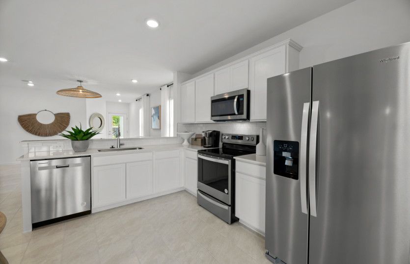 Optional stainless steel move-in ready package