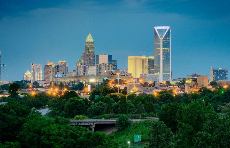 14 Miles to Uptown Charlotte