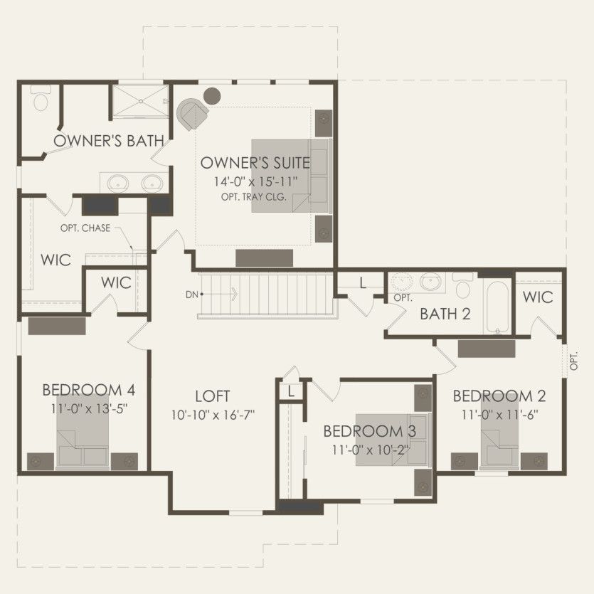 Second Floor 4 br / 2.5 ba