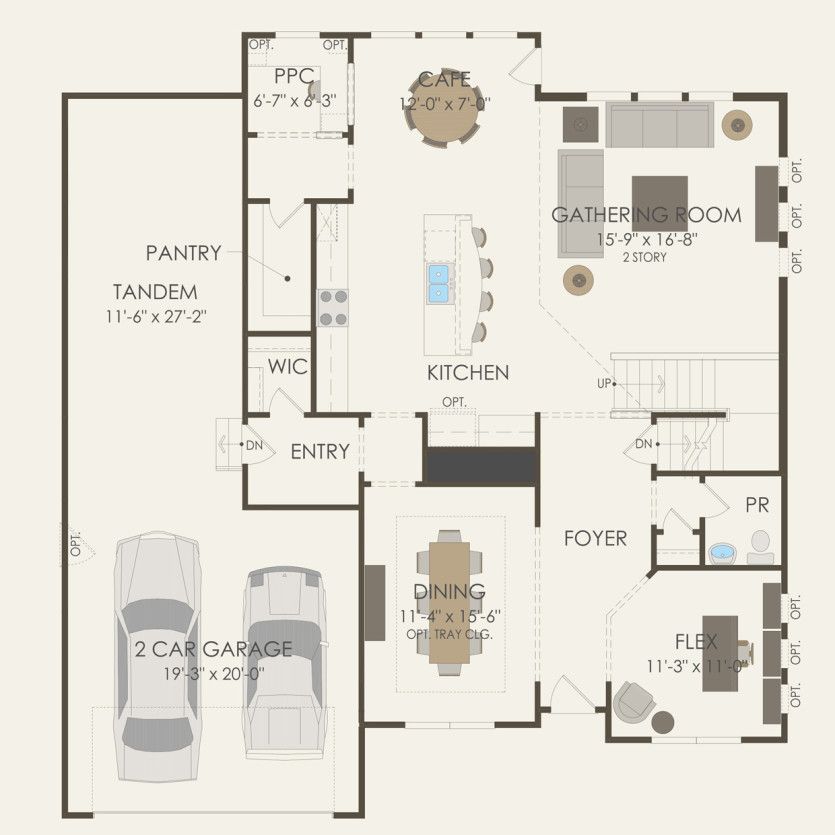 First Floor 4 br / 2.5 ba
