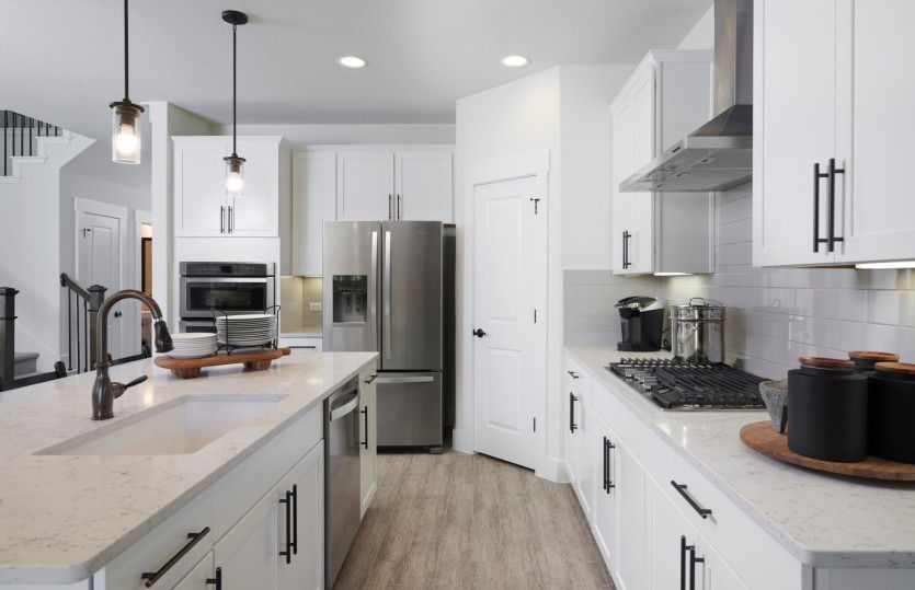 Abundance of Countertop and Cabinet Space