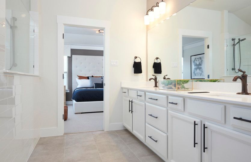 Double Vanity in Owner's Bathroom
