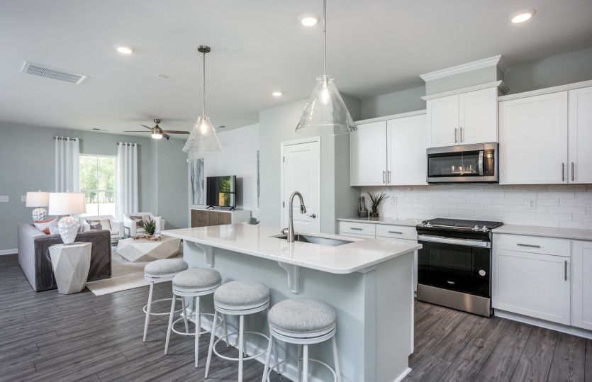 Kitchen with Extra Seating at Island is Smart Design - Model Representation