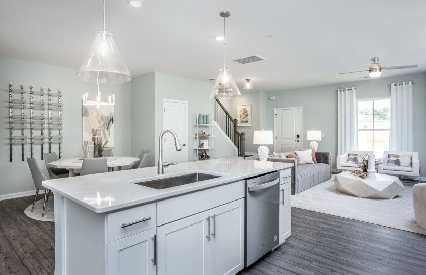 Kitchen Overlooks Dining - Model Representation