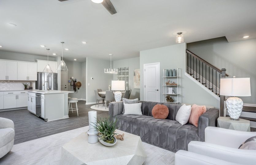 Gathering Room with Light & an Inviting Layout - Model Representation