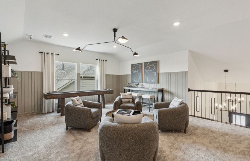 Game room on second floor