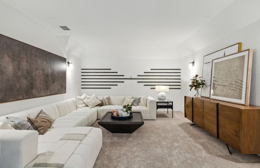 Optional media room